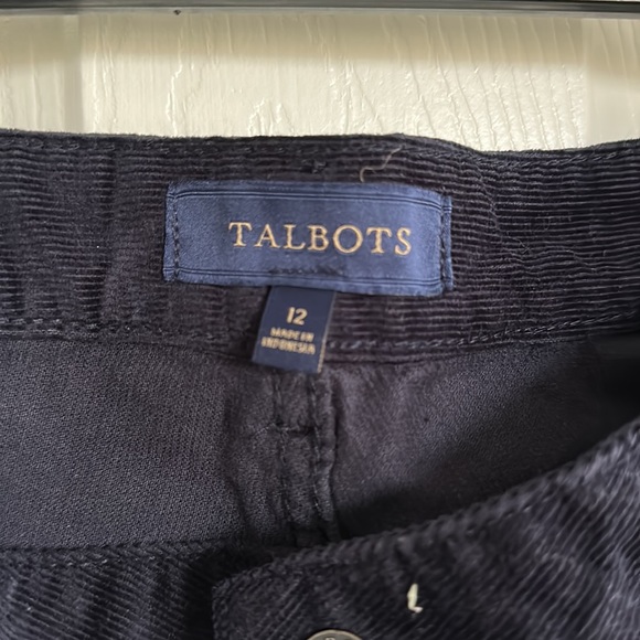 Misses Talbots Size 12 Heritage Corduroy Pants - Picture 2 of 3